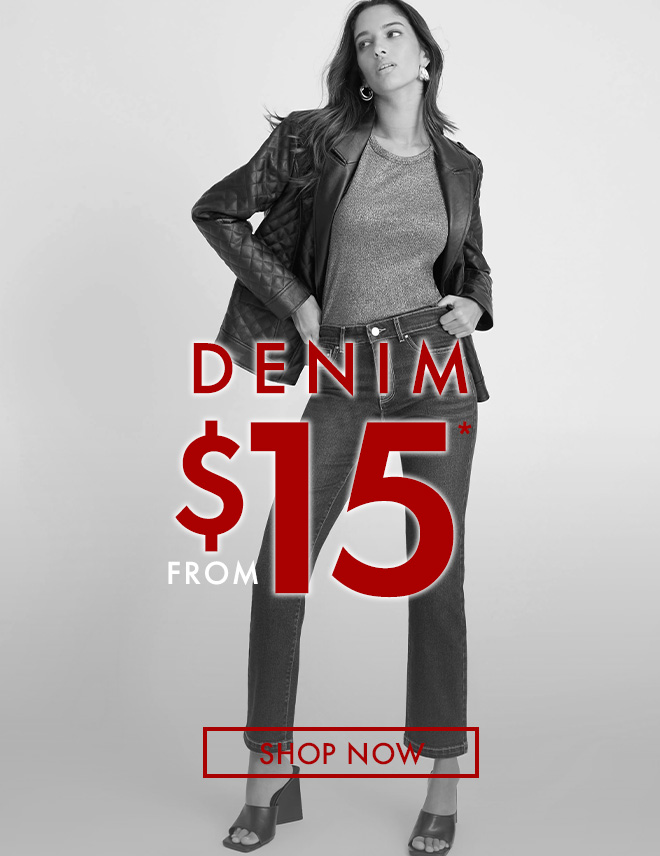 Denim from $15